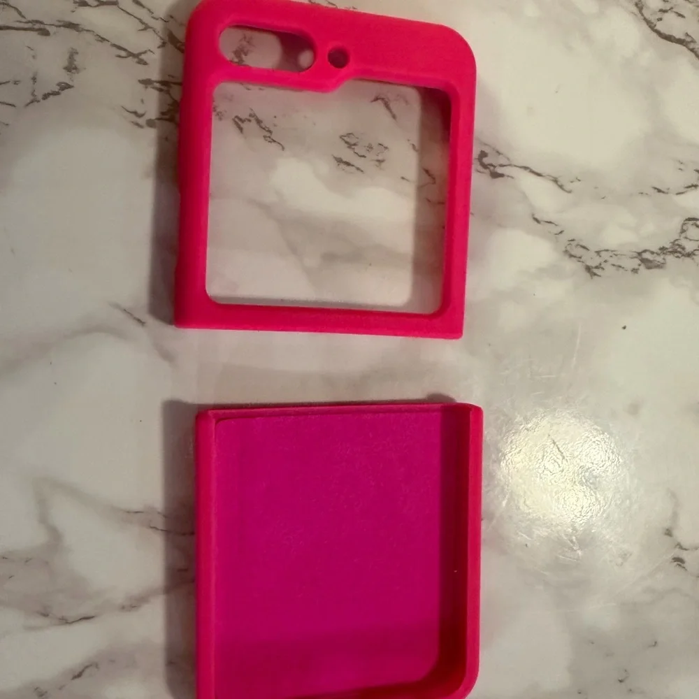 Pink Silicone Case Cover